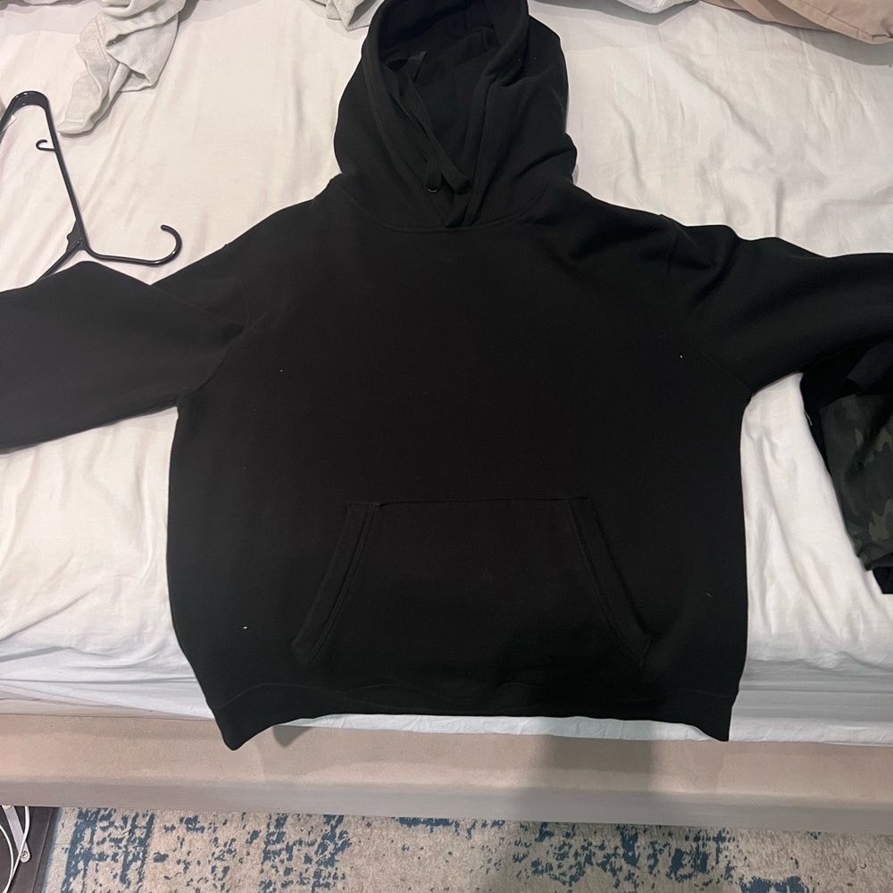 Athleta Charcoal black Hoodie with elegant detail - Picture 4 of 4